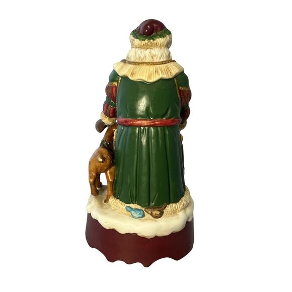 Vintage Midwest Santa Coll HERR KRISTMAS Music Box “O Christmas Tree” 9.5” - Picture 2 of 4